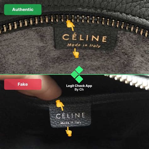 celine fake|how to check your celine bag.